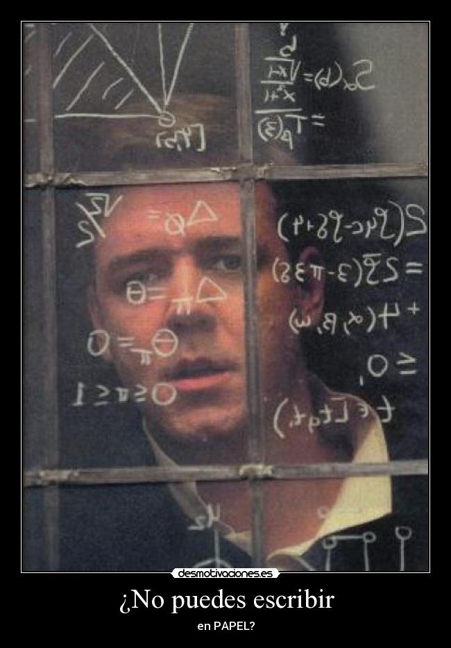 ¿No puedes escribir - 