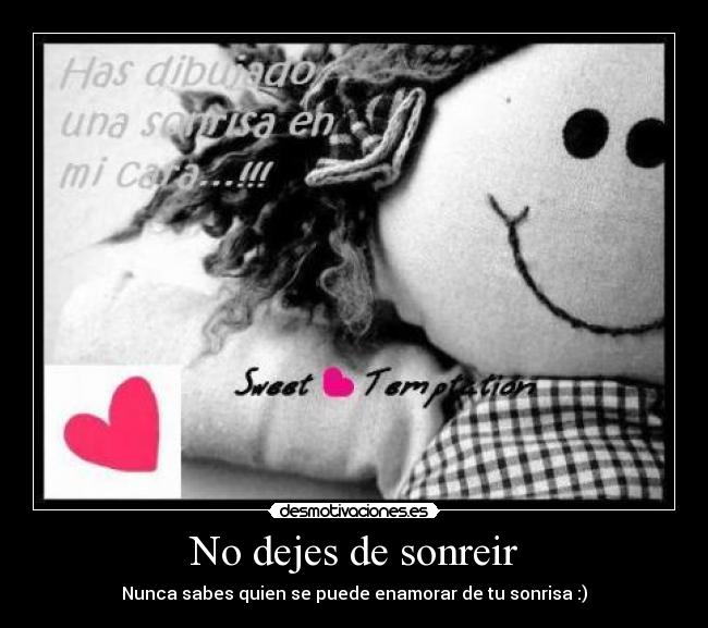 No dejes de sonreir - 