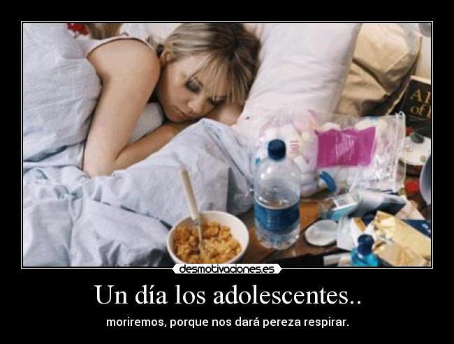 Un día los adolescentes.. - 