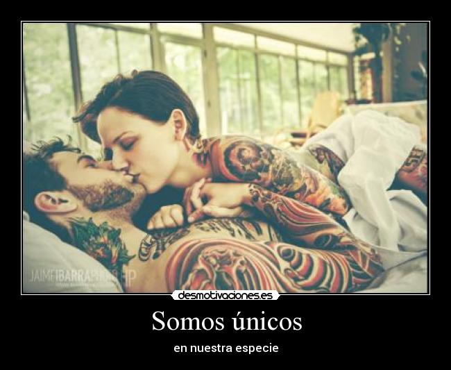 Somos únicos - en nuestra especie
