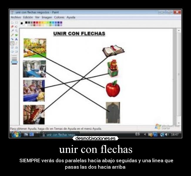 unir con flechas - 