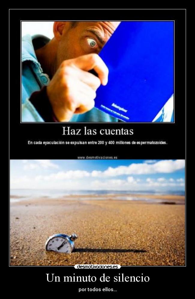 Un minuto de silencio -