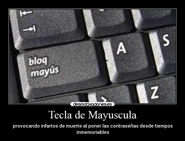 Tecla de Mayuscula -