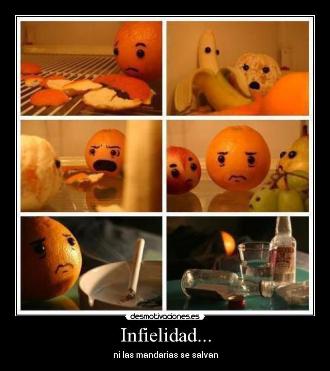 Infielidad... - ni las mandarias se salvan