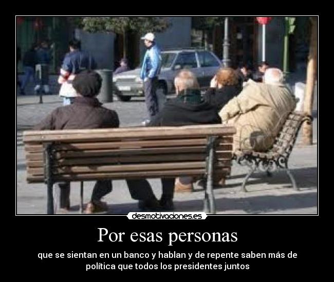 Por esas personas - 