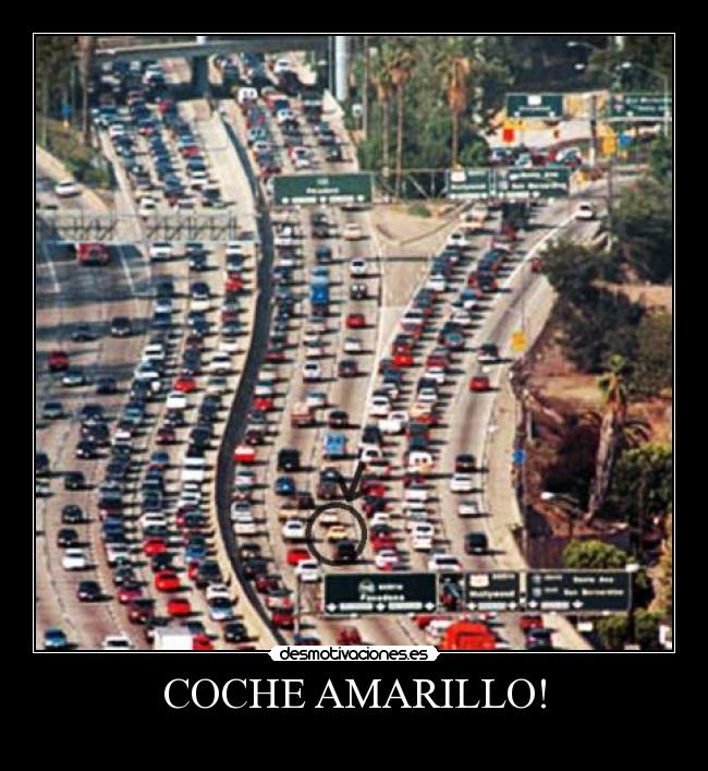 COCHE AMARILLO! -