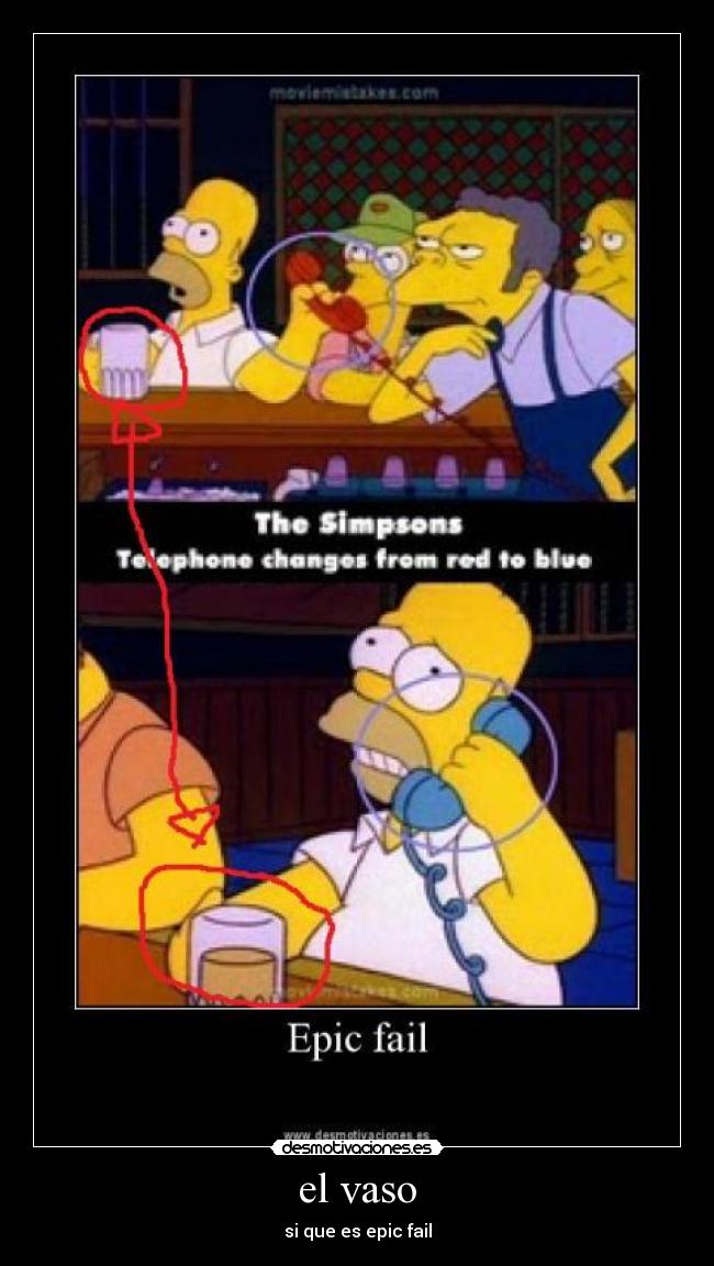 el vaso - si que es epic fail