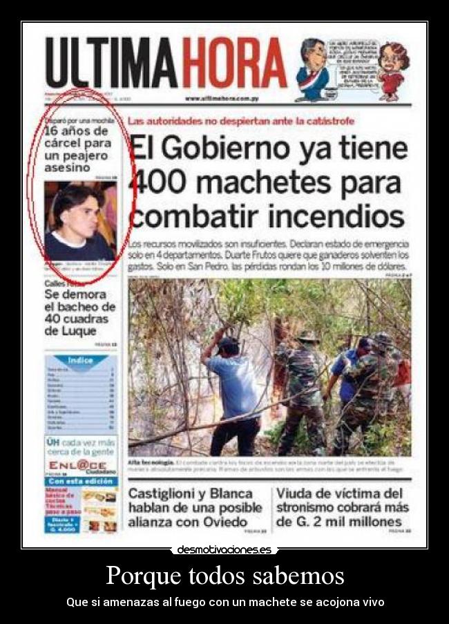 Porque todos sabemos -