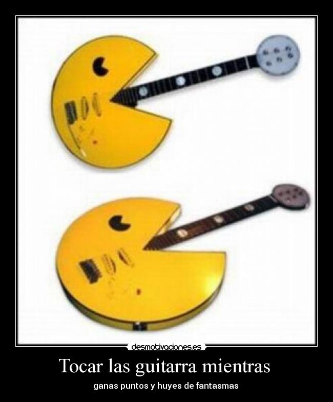 Tocar las guitarra mientras  - 