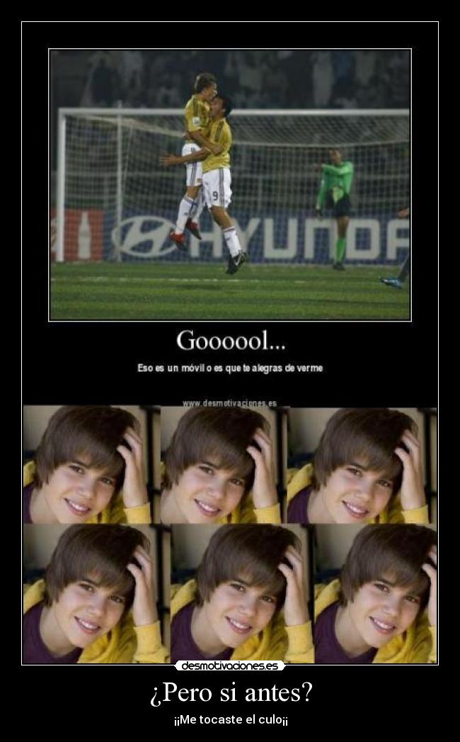 ¿Pero si antes? - ¡¡Me tocaste el culo¡¡