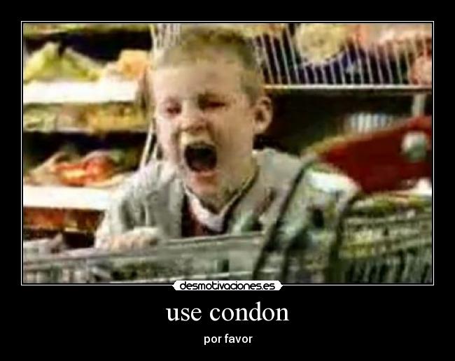use condon - por favor