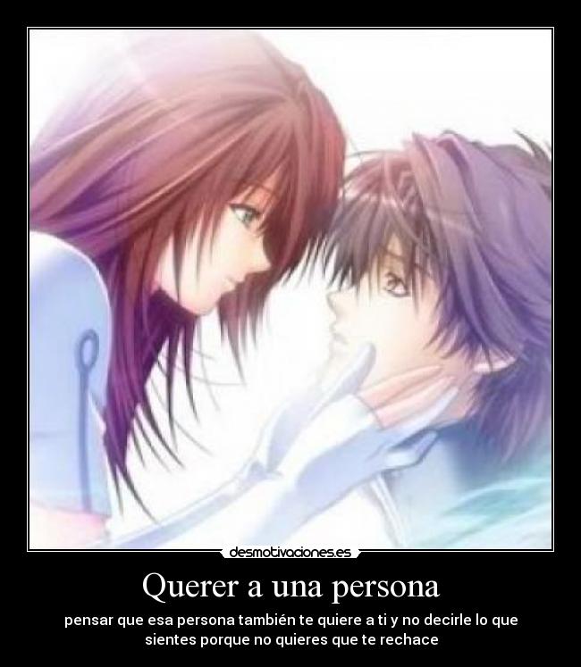 Querer a una persona -