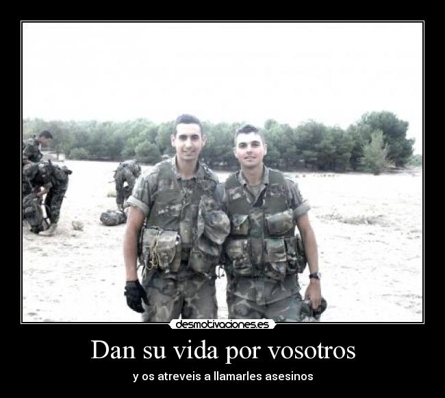 Dan su vida por vosotros -