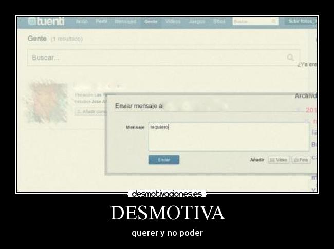 DESMOTIVA - querer y no poder