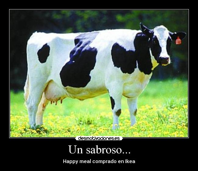 Un sabroso... - Happy meal comprado en Ikea