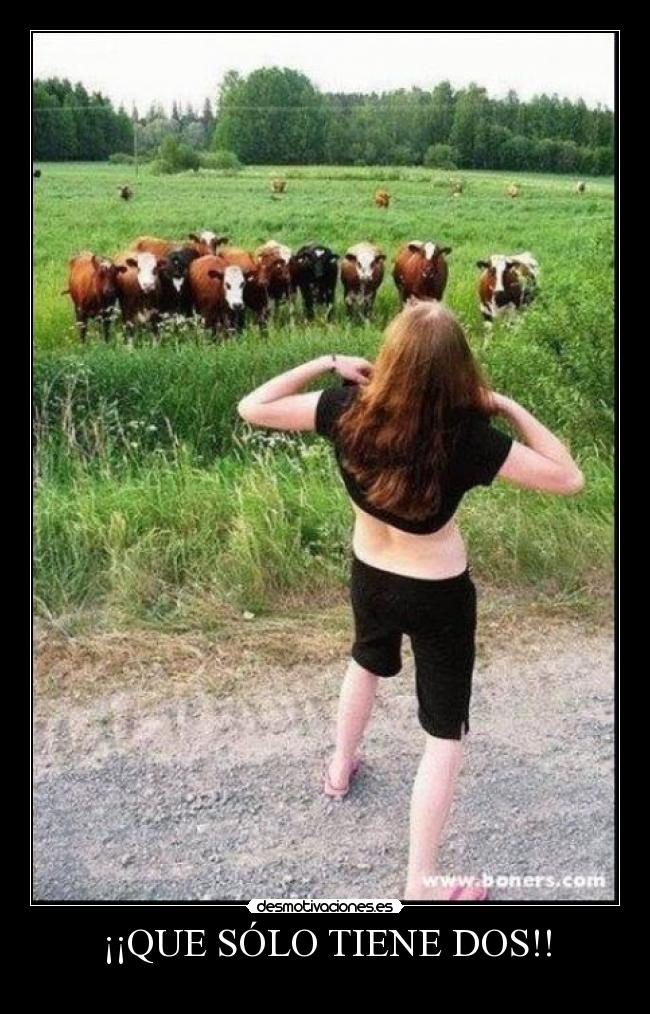 ¡¡QUE SÓLO TIENE DOS!! -