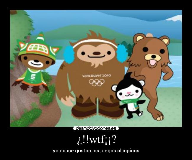 ¿!!wtf¡¡? - ya no me gustan los juegos olimpicos