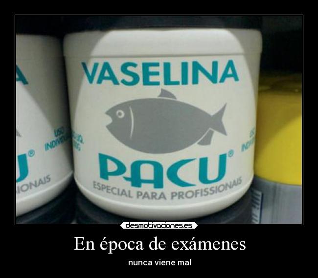 En época de exámenes -