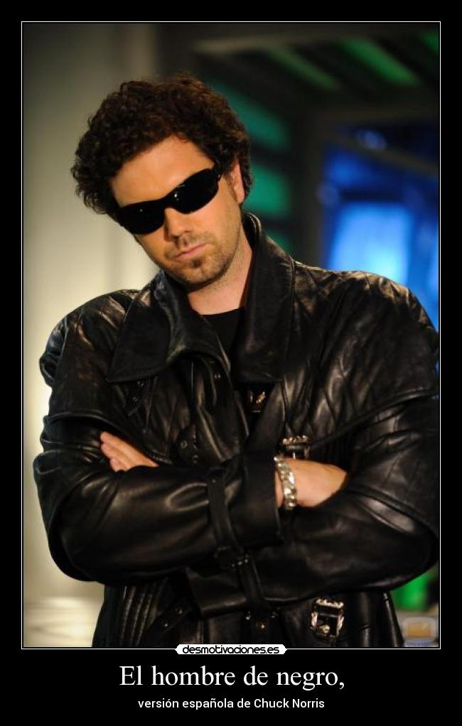 El hombre de negro, - 