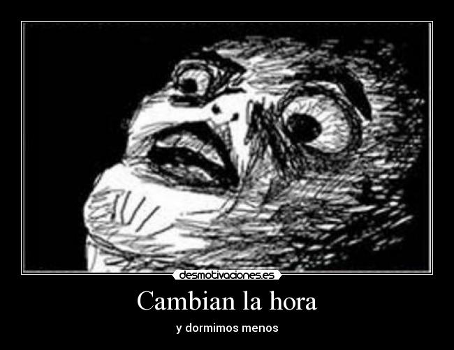 Cambian la hora - y dormimos menos