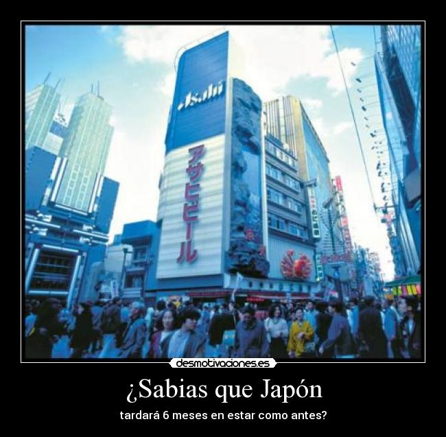 ¿Sabias que Japón -
