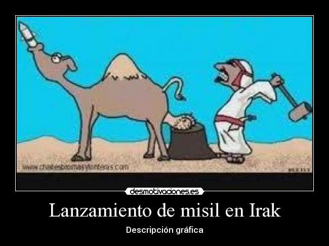 Lanzamiento de misil en Irak -