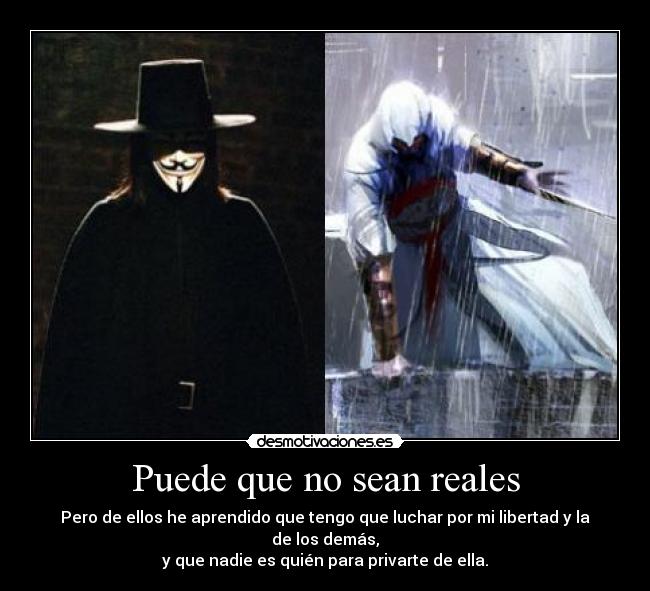 Puede que no sean reales - 