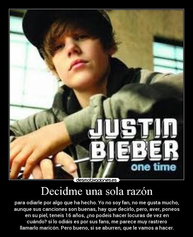 carteles justin bieber desmotivaciones