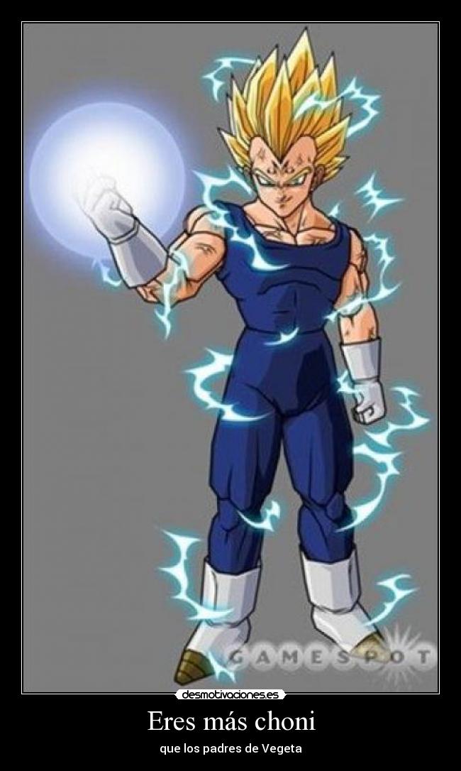 Eres más choni - que los padres de Vegeta