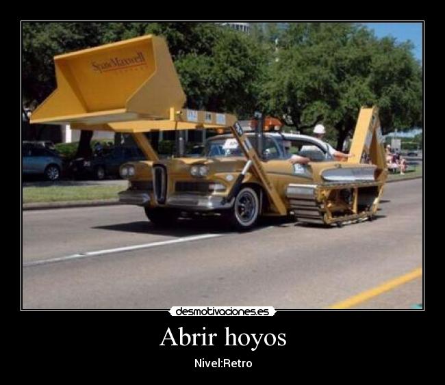 Abrir hoyos - Nivel:Retro