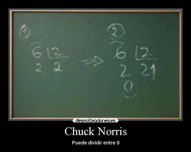Chuck Norris - Puede dividir entre 0