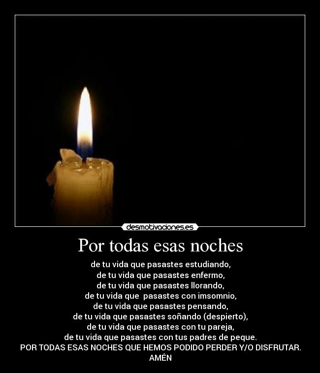 Por todas esas noches - 