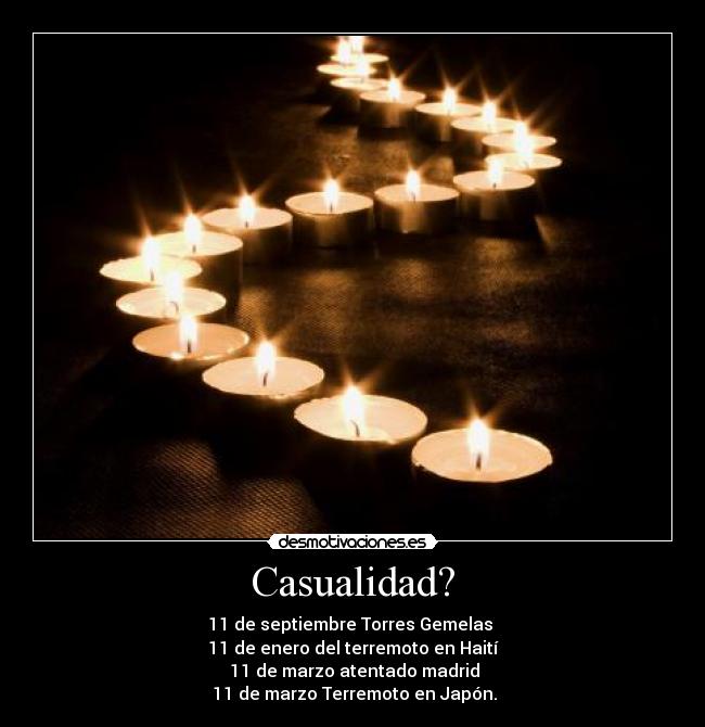 Casualidad? -