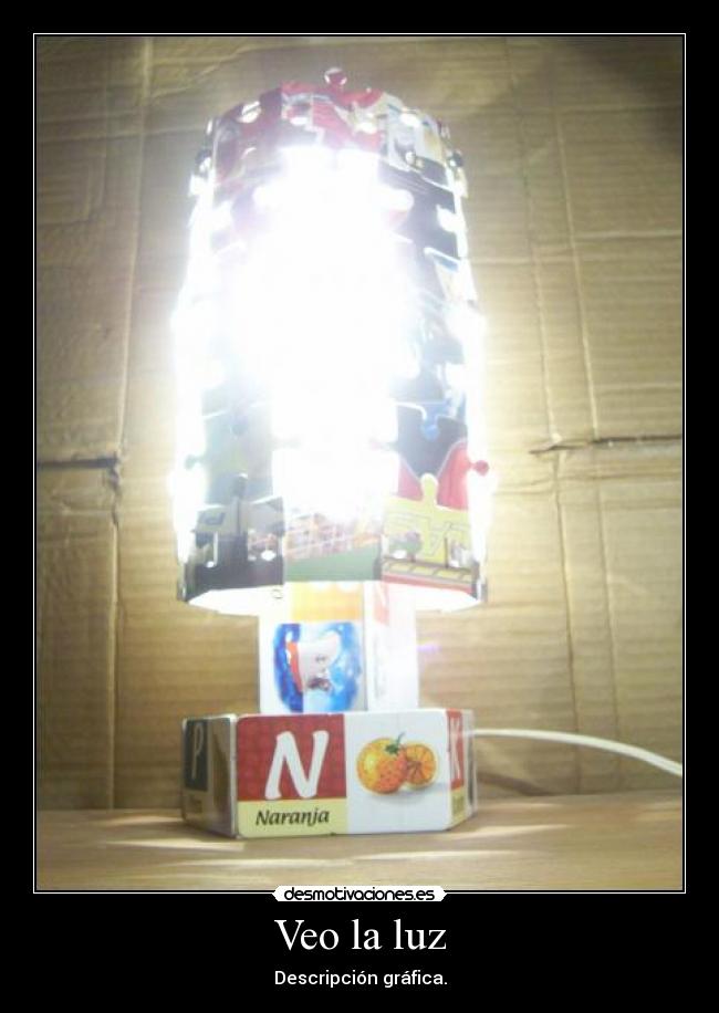 Veo la luz - Descripción gráfica.