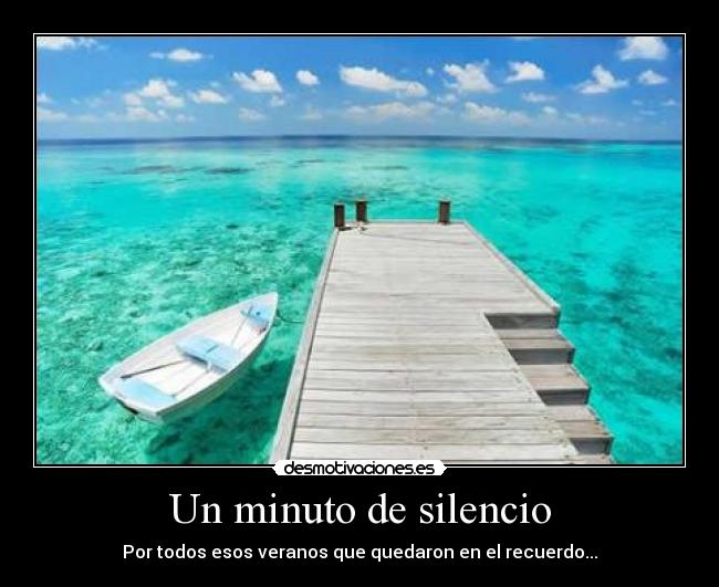 Un minuto de silencio -