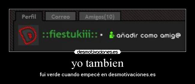 yo tambien -