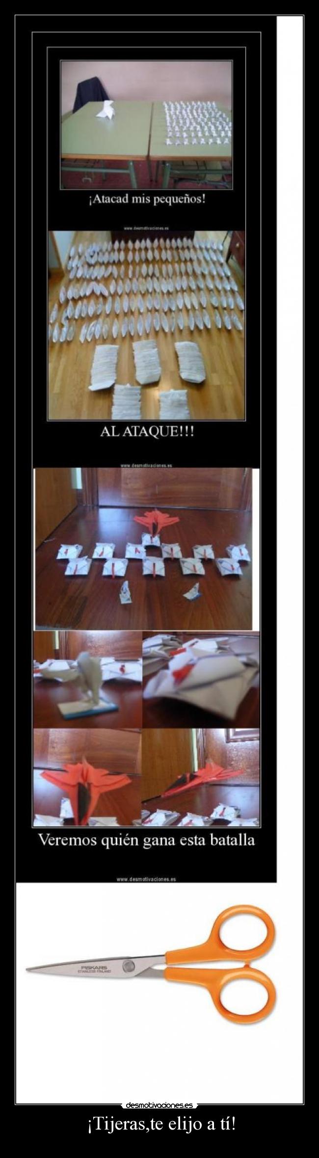 ¡Tijeras,te elijo a tí! -