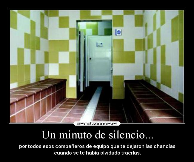 Un minuto de silencio... - 