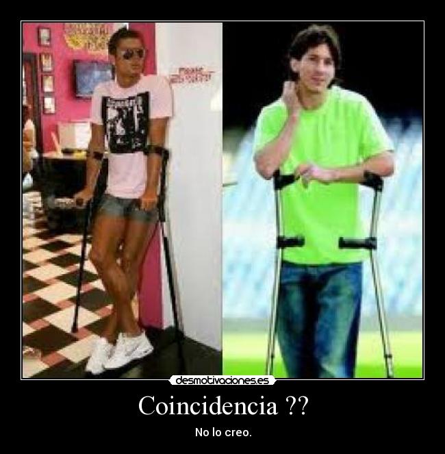 Coincidencia ?? - No lo creo.