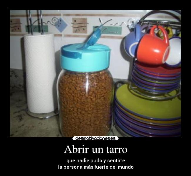 Abrir un tarro -