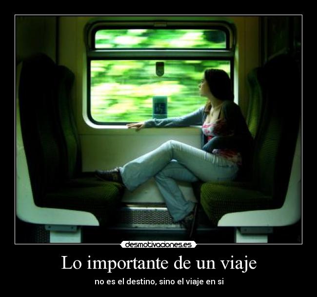 Lo importante de un viaje - 