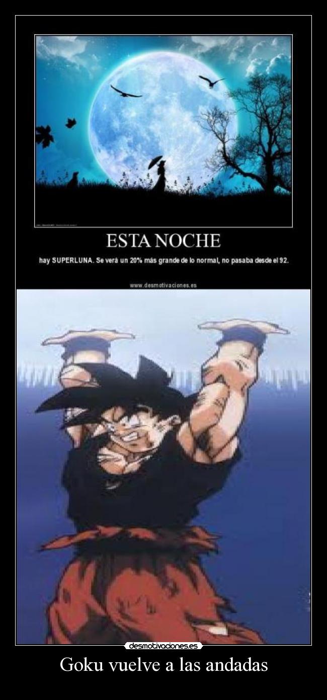 Goku vuelve a las andadas - 