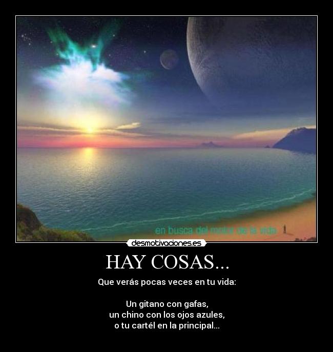 HAY COSAS... -