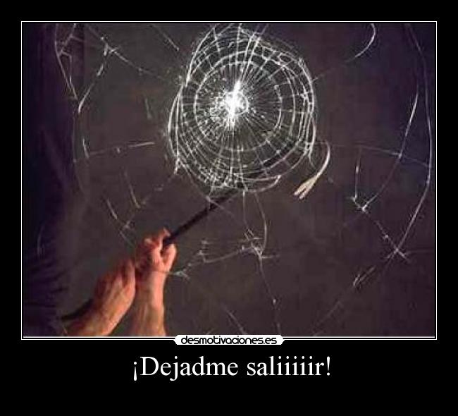 ¡Dejadme saliiiiir! - 