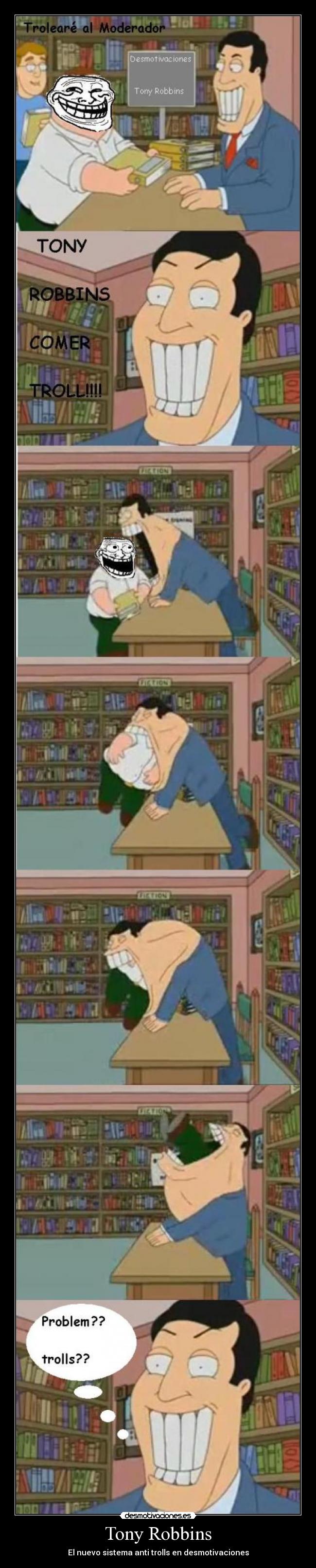 carteles tony robbins moderar troll cartel padre familia desmotivaciones