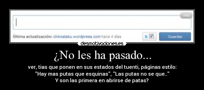 ¿No les ha pasado... -