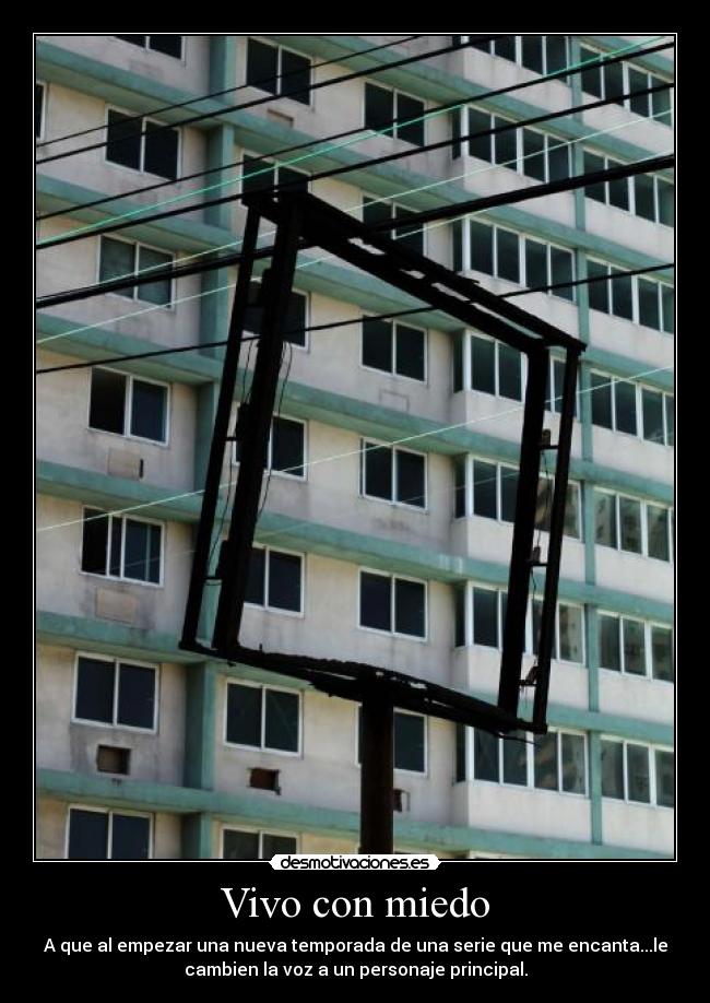 carteles miedo vivo con miedo desmotivaciones