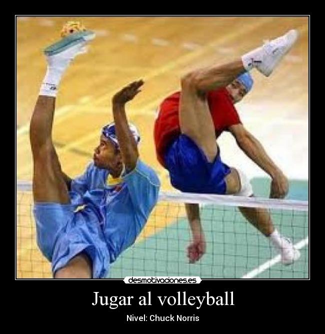Jugar al volleyball - 