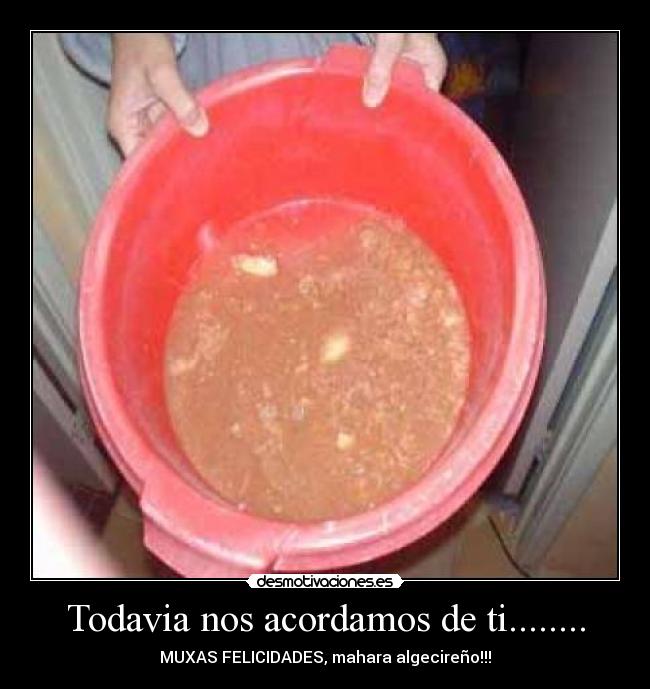 Todavia nos acordamos de ti........ -