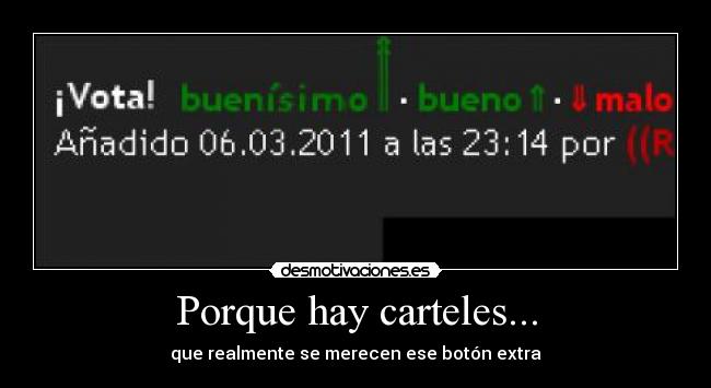 carteles buenisimo desmotivaciones